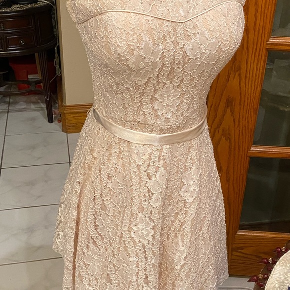 Beautiful lace short dress it’s speechless beautiful! Size 7 juniors. - Picture 13 of 14